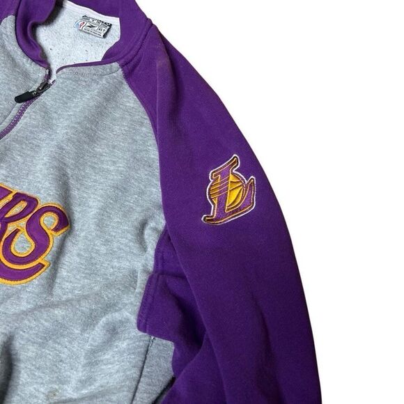 Y2K Lakers 1/2 Zip Pullover XL - Picture 3 of 6